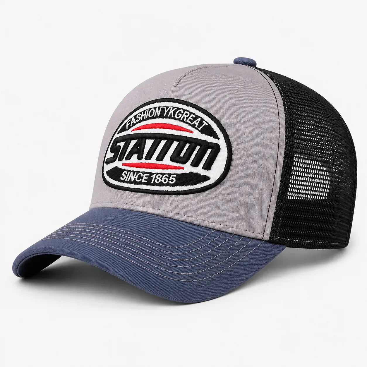 Casquette Trucker Statton Grise | LeCap©