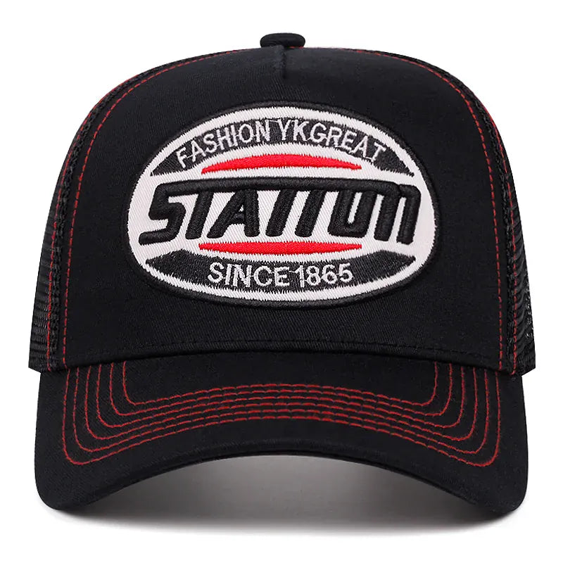 Casquette Trucker Statton Noire | LeCap©