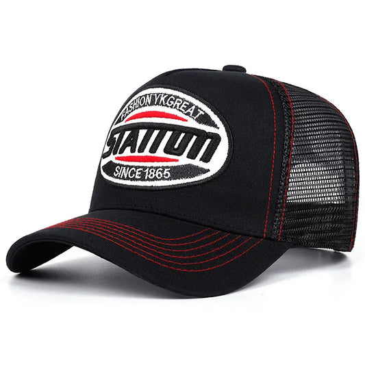 Casquette Trucker Statton Noire | LeCap©