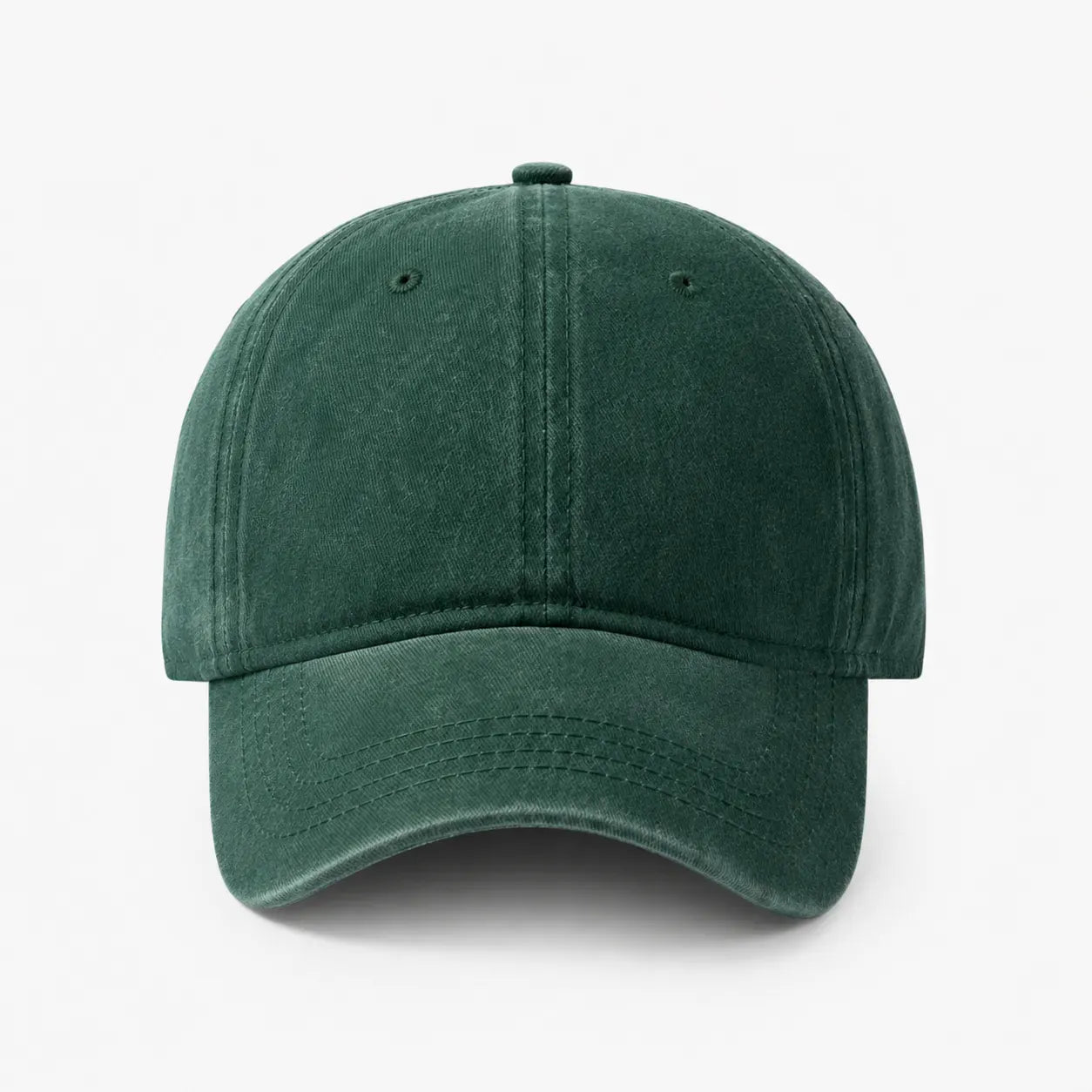 Casquette Verte Unie Délavée | LeCap©