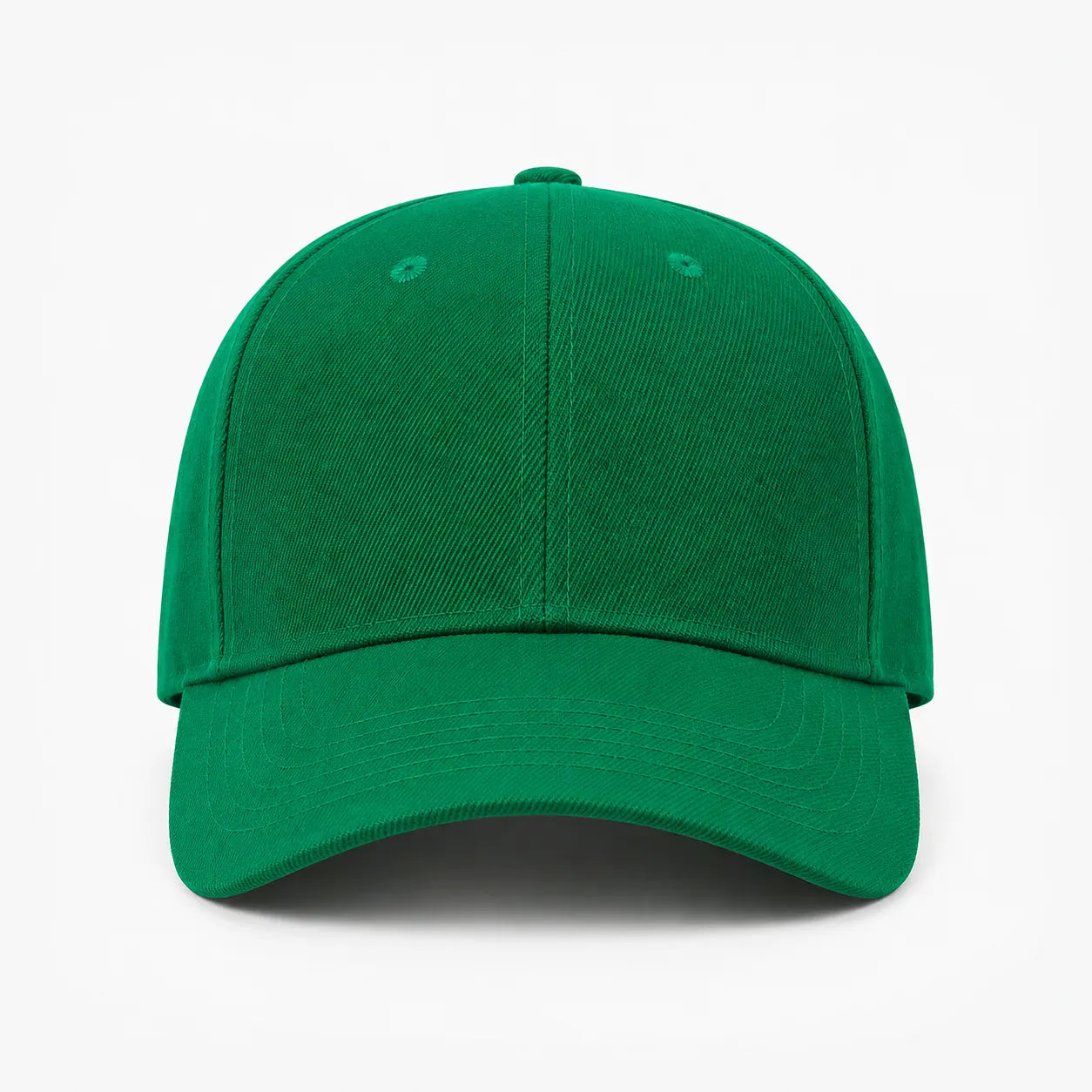 Casquette Verte Unie - Effet Suédine | LeCap©