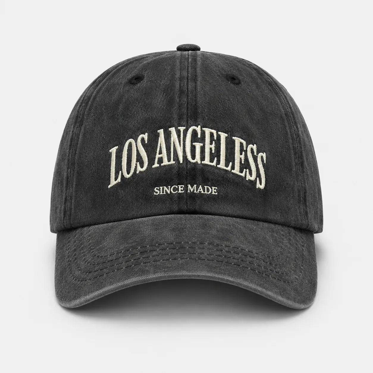 Casquette Vintage LA Grise | LeCap©